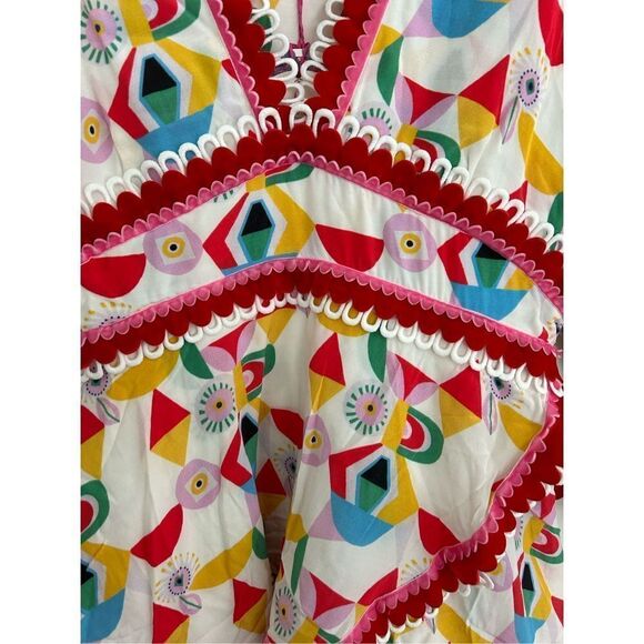 CeliaB Gracia V-Neck Tiered Mini Dress Dress Multicolor Women's Size S - Picture 5 of 8